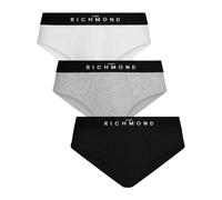 John Richmond - Tripack Caleçons Boxers Tricolores en Coton Taille Basse - Homme - Sous-vêtements - Multicolore - Taille: M