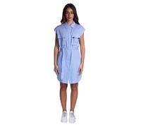 John Richmond - Uwp26086Ve Robe chemise - Femme - Robes - Bleu - Taille: 38 FR
