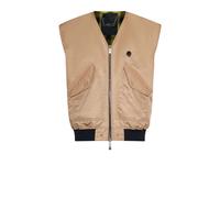 John Richmond - Veste sans manches avec fermeture éclair sur le devant et détails fonctionnels - Homme - Vestes - Blanc - Taille: S