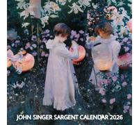 John singer sargent calendar 2026