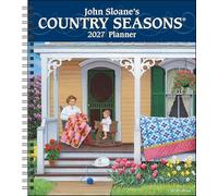 John Sloane's Country Seasons® 12-Month 2027 Monthly/Weekly Planner Calendar