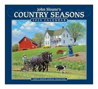 John Sloanes Country Seasons 2024 Deluxe Wall Calendar by John Sloane John Sloane (Auteur)