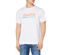 John Smith Novel M MC T-Shirt pour Homme, Blanc, 2XL