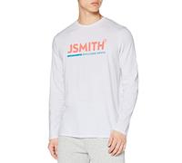 John Smith Novel M T-Shirt pour Homme, Blanc, S