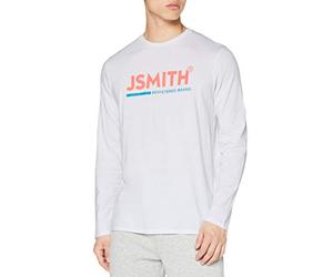 John Smith Novel M T-Shirt pour Homme, Blanc, S