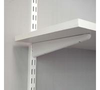 John Sterling Knape & Vogt Dual-Trak 35,6 cm Support étagère réglable # 0122-14 WT