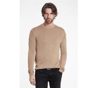 John Varvatos Aveiro Regular Fit Tussah Silk Crew Almond Taille: XXL | Pulls Outlet | Homme | Marron