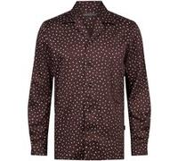 John Varvatos Charlie Ls Camp Collar Plum Wood Taille: L | Casual chemises Outlet | Homme | Magenta