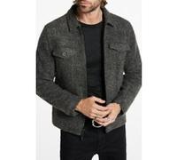 John Varvatos Cynder Boucle Trucker Jacket Charcoal Taille: XXL | Vestes légères Outlet | Homme | Le Noir