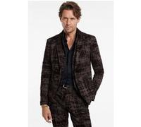 John Varvatos Dalton Jacket - Slim Fit Notch Lapel One Old Bark Taille: 56 | Blazers Outlet | Homme |