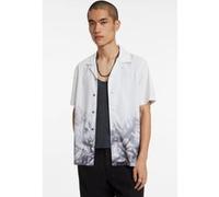 John Varvatos Danny Camp Shirt W/ Folia White Multi Taille: S | Casual chemises Outlet | Homme | Blanche