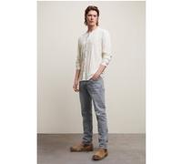 John Varvatos Dyckman Regular Fit Ls Band Collar Shirt Egg Shell Taille: XXL | Casual chemises Outlet | Homme |