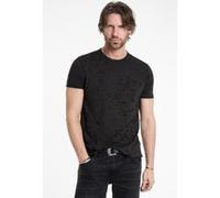 John Varvatos Eden Ss Burnout Crew Carbon Grey Taille: XXL | T-shirts avec imprimés Outlet | Homme | Gris