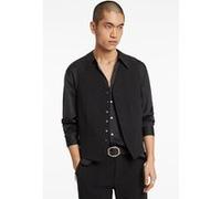 John Varvatos Front Body Darts Vest With Welt Hip Pock Black Taille: 48 | Vestes sans manches Outlet | Homme | Le Noir