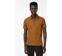 John Varvatos Grana Regular Fit Ss Polo In Jacquard St Sienna Brown Taille: XS | Casual chemises Outlet | Homme | Marron