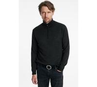 John Varvatos Grand Birdseye Half Zip In Ctn Cash Black Taille: XS | Pulls col roulé Outlet | Homme | Le Noir