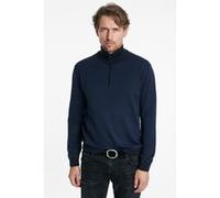 John Varvatos Grand Birdseye Half Zip In Ctn Cash Navy Taille: XL | Pulls col roulé Outlet | Homme | Bleu