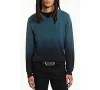 John Varvatos Kane Ls Slub Cotton Vee With Dip Dye Marine Taille: XS | Pulls Outlet | Homme | Blanche