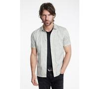 John Varvatos Loren Slim Fit Ss Sport Shirt Steel Blue Taille: XXL | Casual chemises Outlet | Homme | Bleu