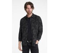 John Varvatos Marshall Western Shirt Infloral Print Fl Concrete Gry Taille: S | Casual chemises Outlet | Homme | Gris