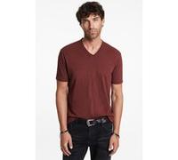 John Varvatos Miles Slub V-neck With Cut Raw Edge Pruce Taille: XS | T-shirts basiques Outlet | Homme | Blanche