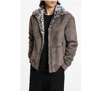 John Varvatos Monteiro Easy Fit Zip Up Jacket With Fur Desert Sand Taille: XXL | Vestes légères Outlet | Homme | Marron