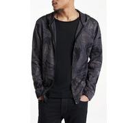 John Varvatos Nova Fz Hood With Dynamic Wave Pattern Black Taille: S | Sweatshirts à capuche Outlet | Homme | Le Noir