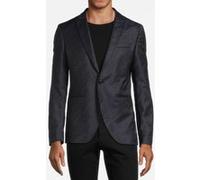 John Varvatos One Button Peak Lapel Jacket Black/blue Taille: 54 | Blazers Outlet | Homme | Le Noir