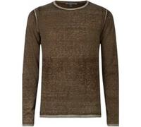 John Varvatos Pete Long Slv Crew Neck With Reverse Pri Russet Taille: XXL | Pulls Outlet | Homme | Marron