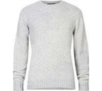 John Varvatos Rector Ls Texture Mix Intarsia Crew Lt Grey Hthr Taille: XXL | Pulls Outlet | Homme | Gris