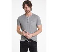 John Varvatos Rex Ss Henley With Sublime Wash Med Grey Taille: XXL | Casual chemises Outlet | Homme | Gris