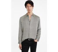 John Varvatos Rodney Long Sleeve Shirt In Foulard Prin Snow Heather Taille: XXL | Casual chemises Outlet | Homme | Blanche