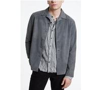 John Varvatos Simo Shirt - Camp Shirt Button Closure R Iron Grey Taille: 50 | Vestes en cuir Outlet | Homme | Gris