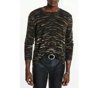 John Varvatos Sobrado Regular Fit Ls Sweater Dark Brown Taille: XXL | Pulls Outlet | Homme | Marron
