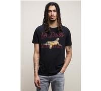 John Varvatos Ss Crew Tee Vintage Wash - Aretha La Div Black Taille: S | T-shirts avec imprimés Outlet | Homme | Le Noir
