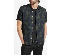 John Varvatos Ss Loren Sportshirt W/ Abstract Geo Deep Olive Taille: XXL | Casual chemises Outlet | Homme | Vert