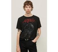John Varvatos Ss Raw Edge Tee Vintage Wash - Anthrax White Noise Black Taille: XXL | T-shirts avec imprimés Outlet | Homme | Blanche