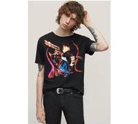 John Varvatos Ss Raw Edge Tee Vintage Wash - Judas Priest Staine Black Taille: XL | T-shirts avec imprimés Outlet | Homme | Le Noir