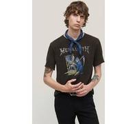 John Varvatos Ss Raw Edge Tee Vintage Wash - Megadeth Hourglass Black Taille: XL | T-shirts avec imprimés Outlet | Homme | Le Noir
