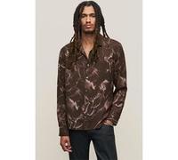 John Varvatos Straight Bottom Hem Shirt With Regular Collar Dark Plum Taille: L | Casual chemises Outlet | Homme | Magenta