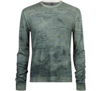 John Varvatos Taras Regular Fit Ls Crew With Diffused Seal Grey Taille: XXL | Pulls Outlet | Homme | Gris