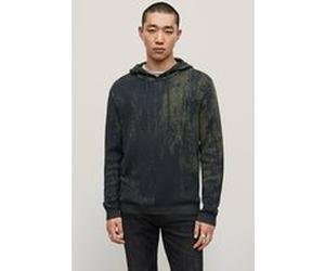 John Varvatos Thompson Regular Fit Pop Up Hoodiewith J Eucalyptus Taille: XL | Sweatshirts à capuche Outlet | Homme