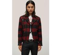 John Varvatos Tony Biker -biker Jacket, Red Rum Taille: 54 | Vestes en cuir Outlet | Homme | Rouge