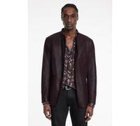 John Varvatos Varick Slim Fit Jacket Dark Plum Taille: 46 | Vestes en cuir Outlet | Homme | Magenta