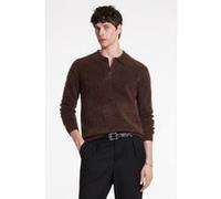 John Varvatos Verona Regular Fit Ls Polo Dark Brown Taille: XXL | Polos Outlet | Homme | Marron