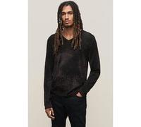 John Varvatos Wetzel Regular Fit Ls Vneck With Chenill Plum Wood Taille: XXL | Pulls Outlet | Homme | Magenta