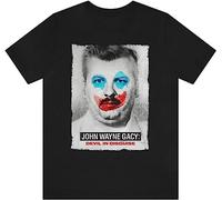 John Wayne Gacy Shirt Killer Clown T-Shirt Black L