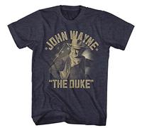 John Wayne - - Jw Men Le duc T-shirt, Large, Navy Heather
