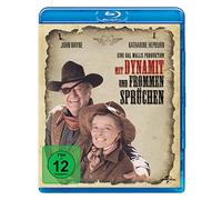 Mit Dynamit und Frommen Sprüchen – John Wayne, Katharine Hepburn, Anthony Zerbe – Blu-ray – neuf
