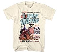 John Wayne - - Makeitwayne T-shirt pour hommes, X-Large, Natural